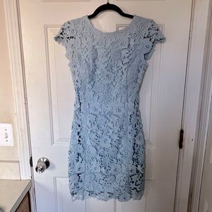 Lulus Short-Sleeve Dress: Open Back